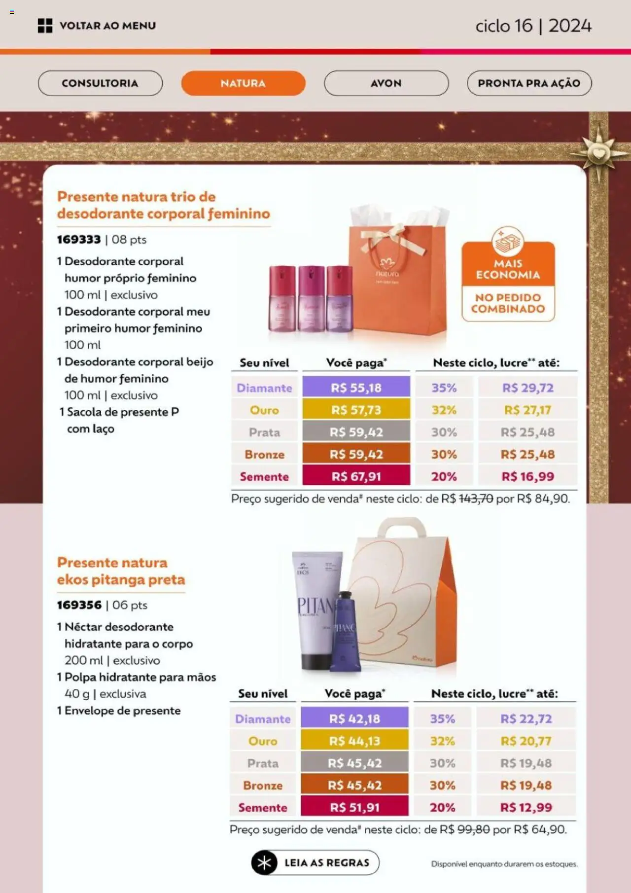 Avon Folheto - válido de 26.09.2025 | Página: 32 | Produtos: Desodorante, Envelope