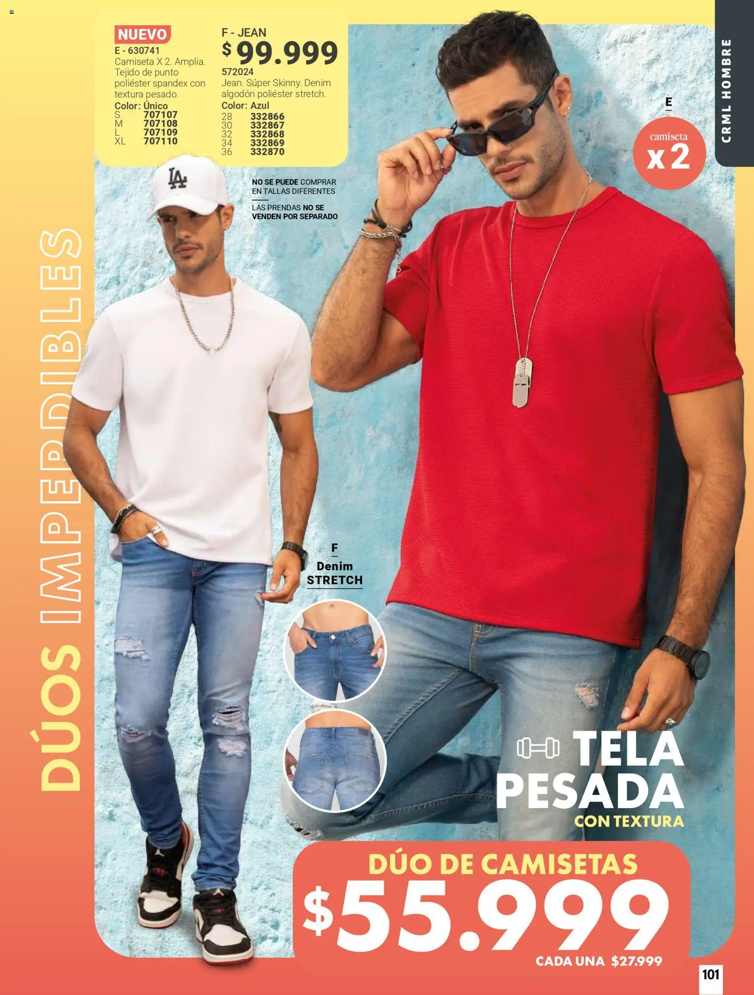 Carmel revista - valida desde el 01.05.2026 | Página: 101 | Productos: Algodón, Jean, Camiseta