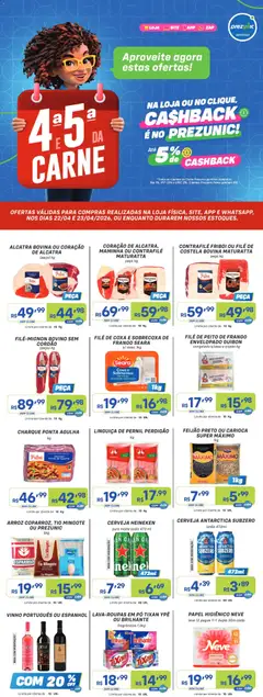 Prezunic ofertas - Pré-Visualização do folheto da loja Prezunic, válido de 22.04.2026