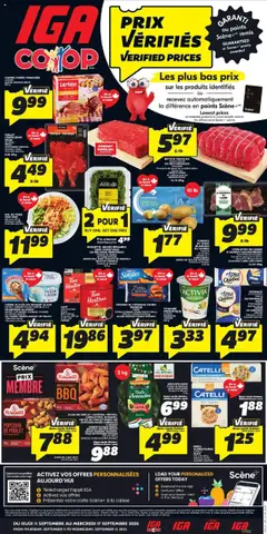 Preview of IGA weekly flyer / circulaire from shop IGA valid from 11.09.2025