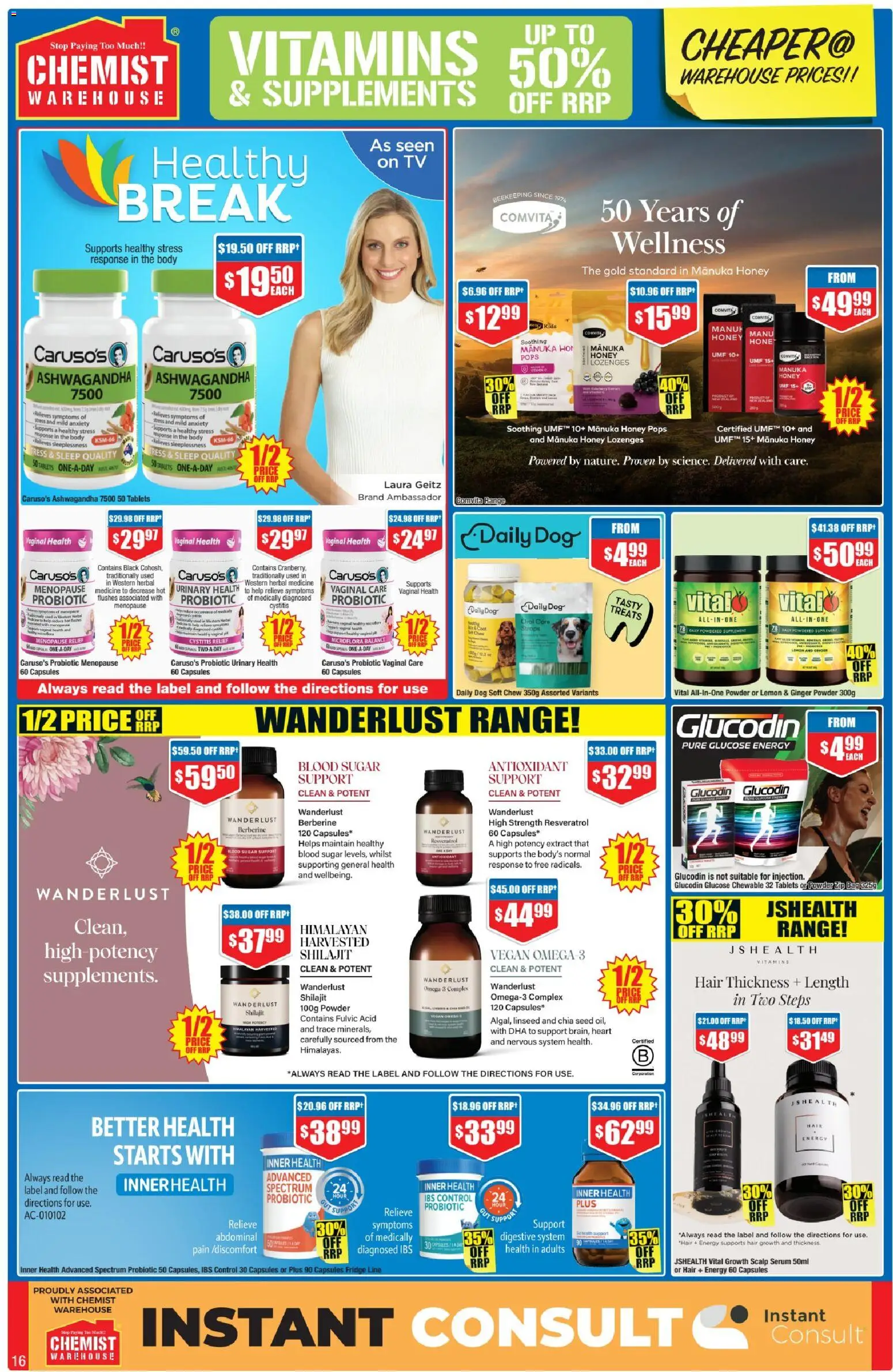 Chemist Warehouse catalogue - valid from 26.02.2026 | Page: 16 | Products: Powder, Ginger, Lemon, Herbal