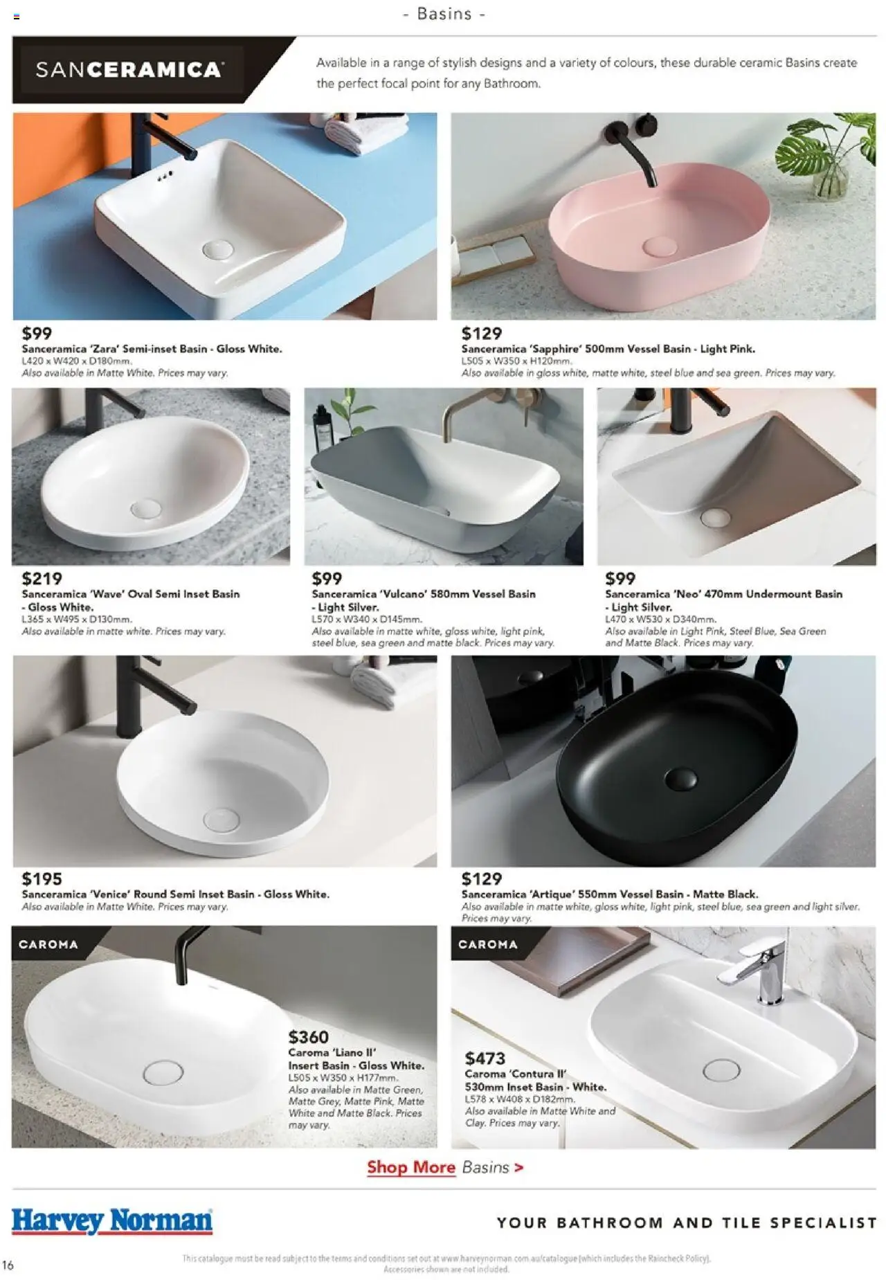 Harvey Norman catalogue - valid from 07.08.2025 | Page: 16 | Products: Light, Accessories, Bathroom