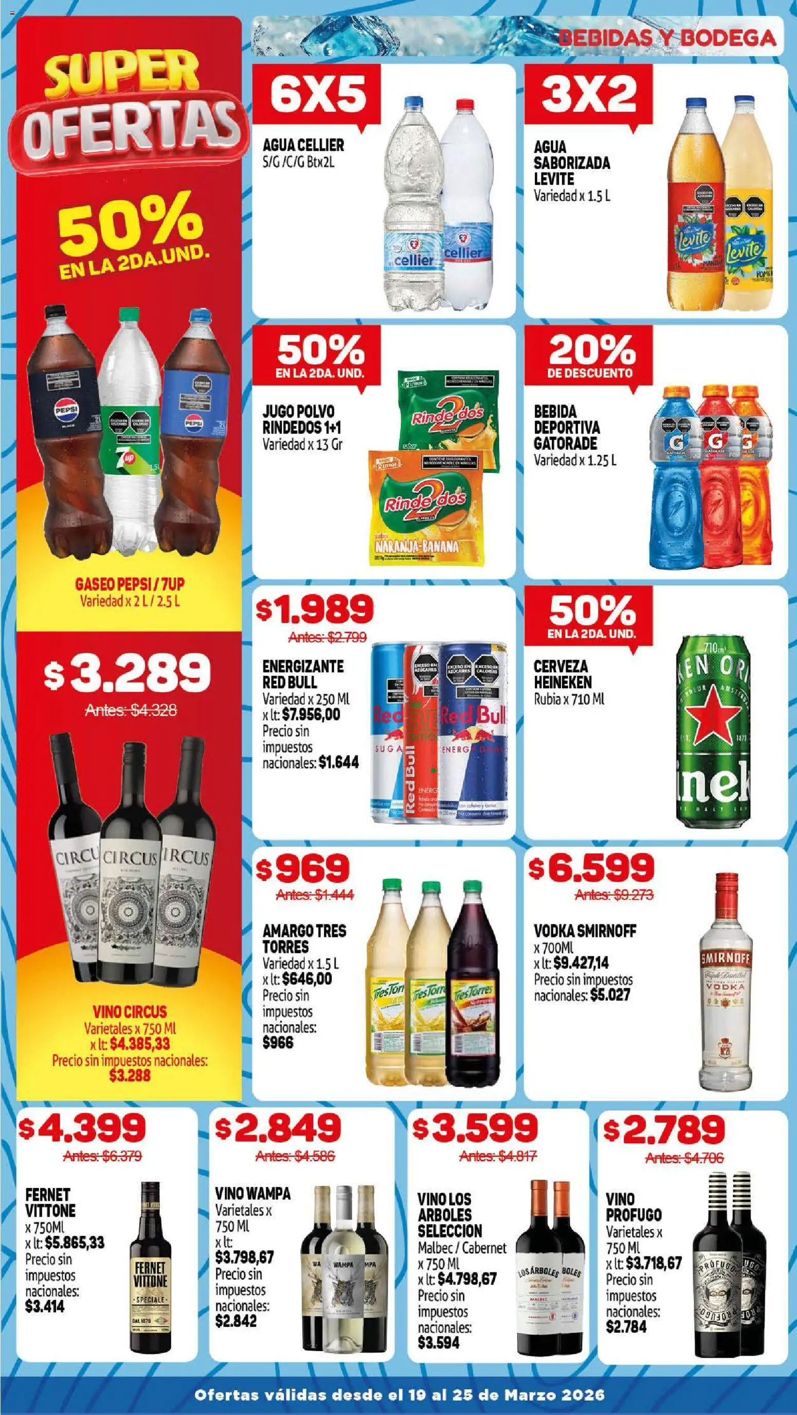 Makro ofertas │ válido desde el 19.03.2026 | Página: 10 | Productos: Vodka, Polvo, Agua, Cerveza