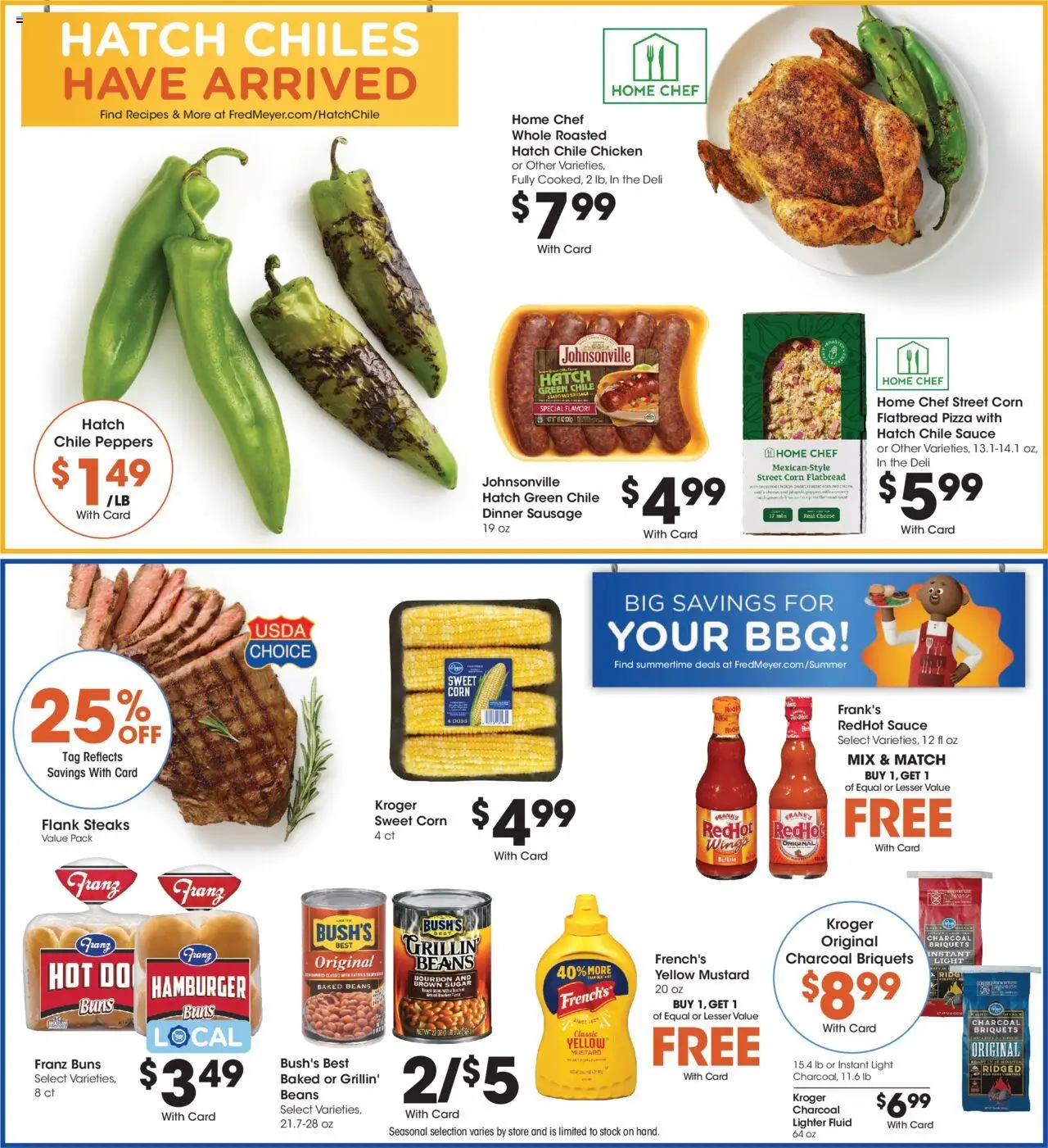Fred Meyer Weekly Ad - valid from 13.08.2025 | Page: 8 | Products: Corn, Cheese, Pizza, Sugar