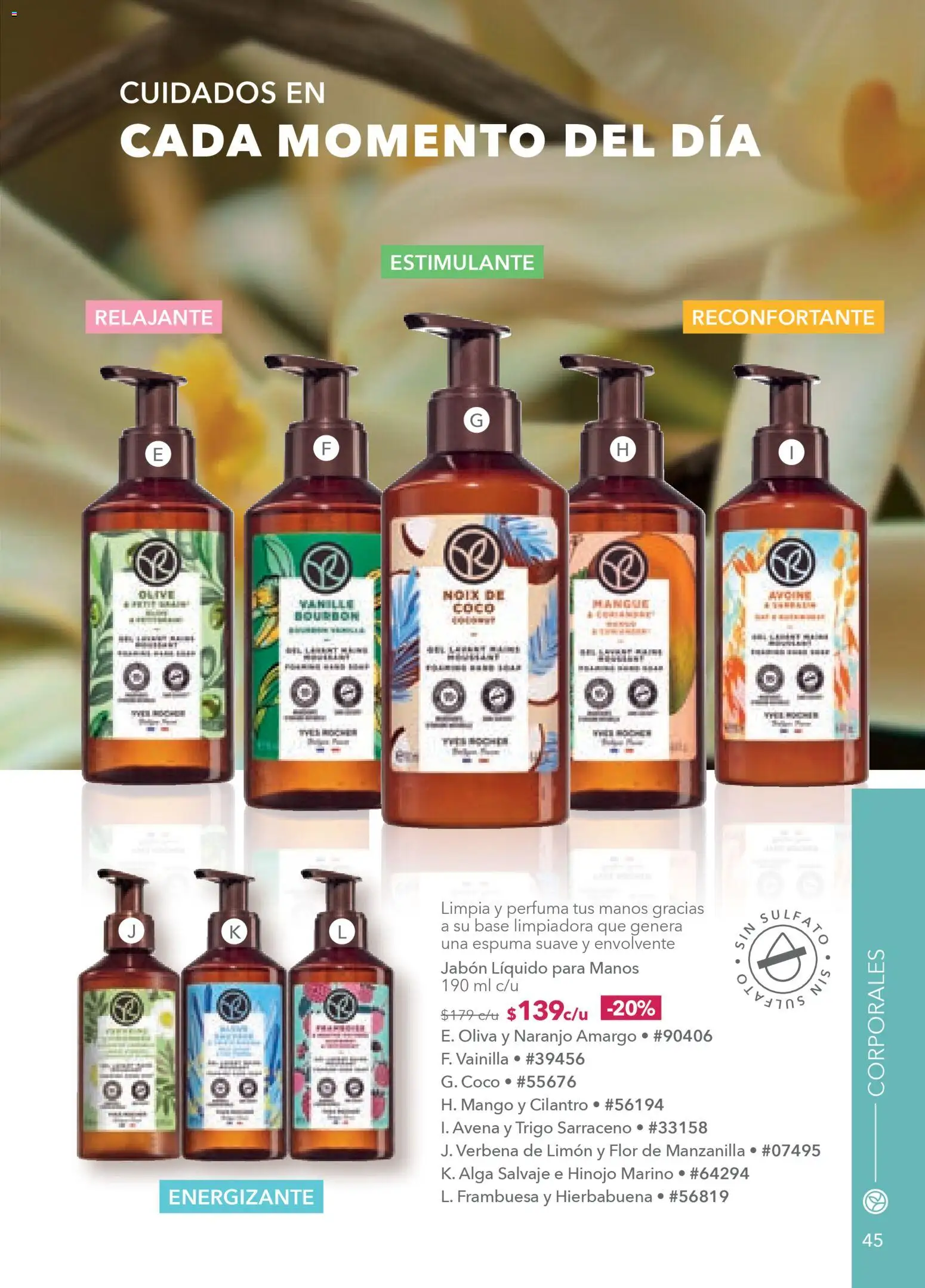 Nuevas ofertas de Yves Rocher válidas en toda la República Mexicana desde el 10.02.2026. ¡Encuentra las mejores ofertas en Yves Rocher campaña 3 2026! | Página: 41 | Productos: Hinojo, Mango, Espuma, Jabón