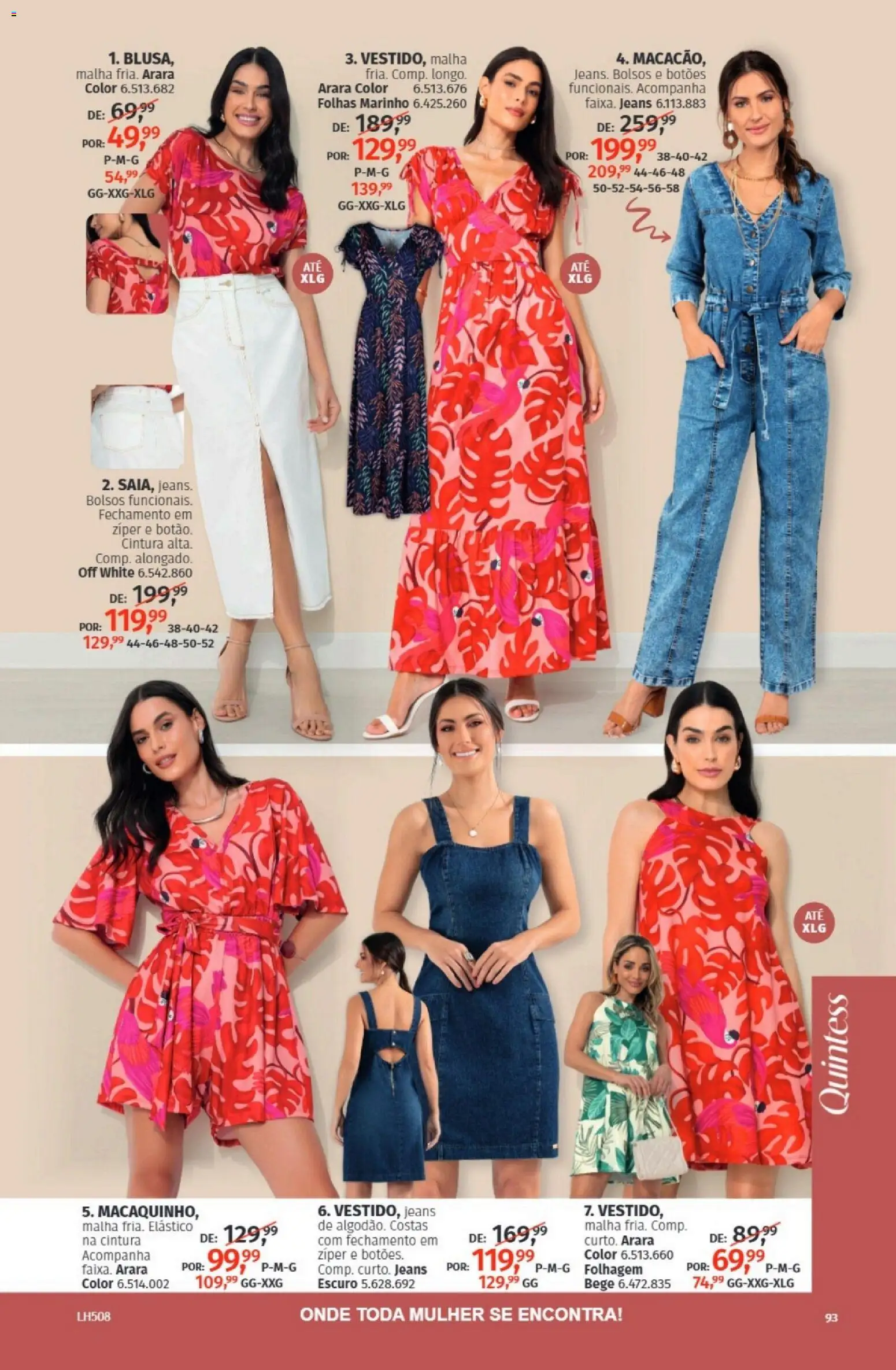 Quatro Estações Folheto - válido de 01.01.2026 | Página: 93 | Produtos: Jeans