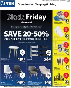 Preview of JYSK Black Friday Flyer from shop JYSK valid from 06.11.2025
