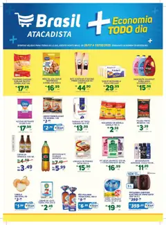 Brasil Atacadista Folheto - válido de 28.07.2025 | Página: 1 | Produtos: Cebola, Queijo, Cerveja, Frango