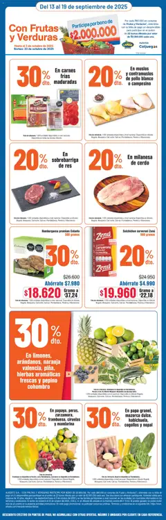 Alkosto revista - valida desde el 13.09.2025 | Página: 3 | Productos: Cerdo, Pollo, Mazorca, Milanesa