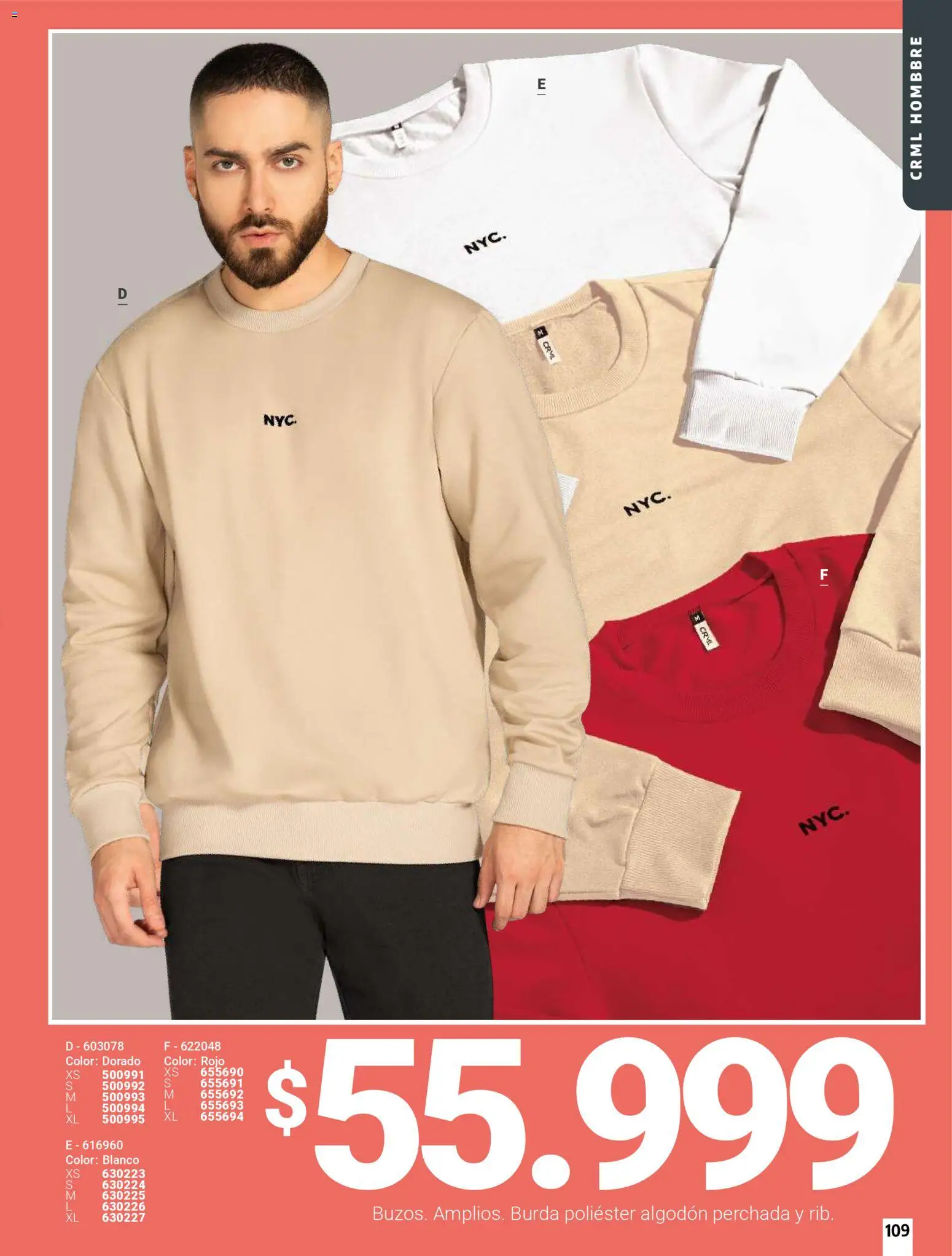 Carmel revista - valida desde el 01.04.2026 | Página: 109 | Productos: Algodón