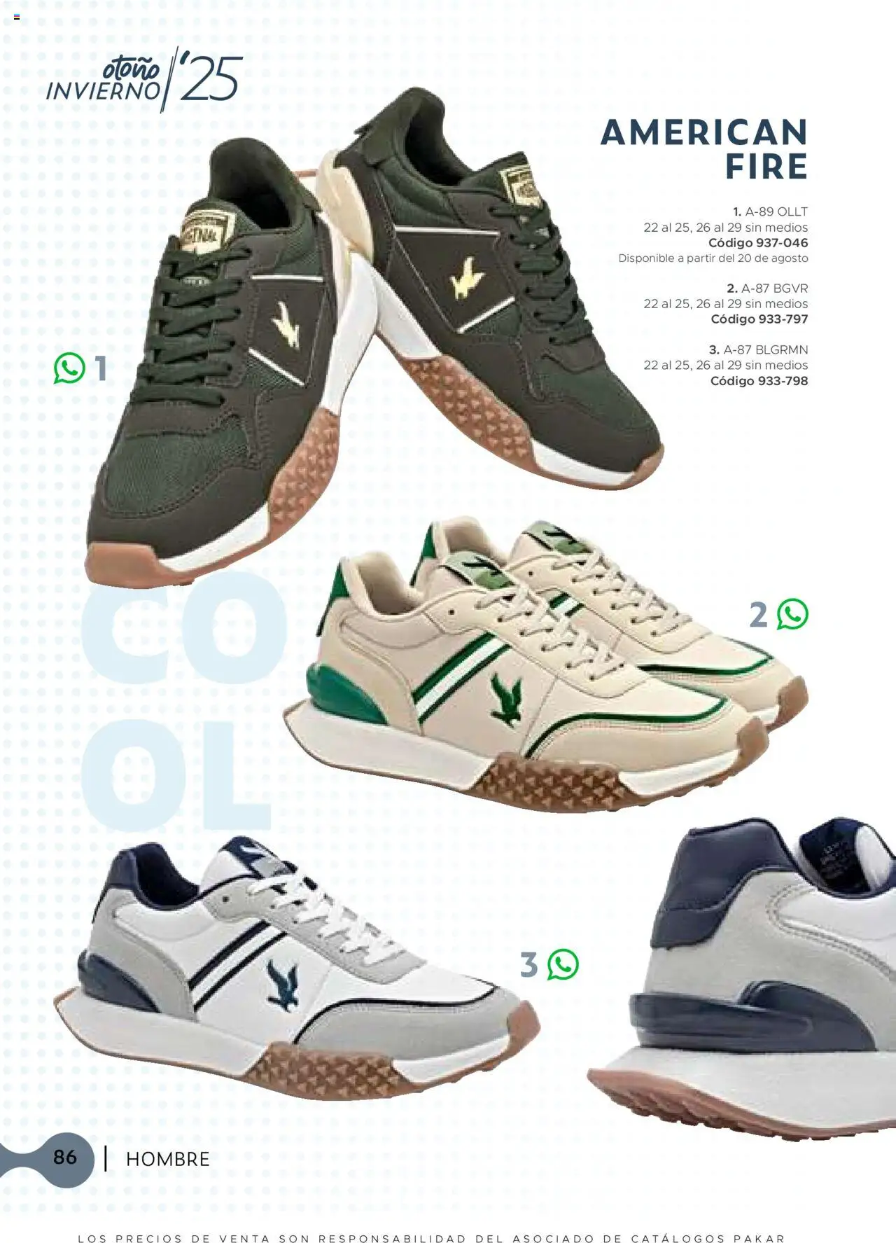 Nuevas ofertas de SC Pakar válidas en toda la República Mexicana desde el 24.07.2025. ¡Encuentra las mejores ofertas en SC Pakar - Catálogo Hombre otoño / invierno! | Página: 86