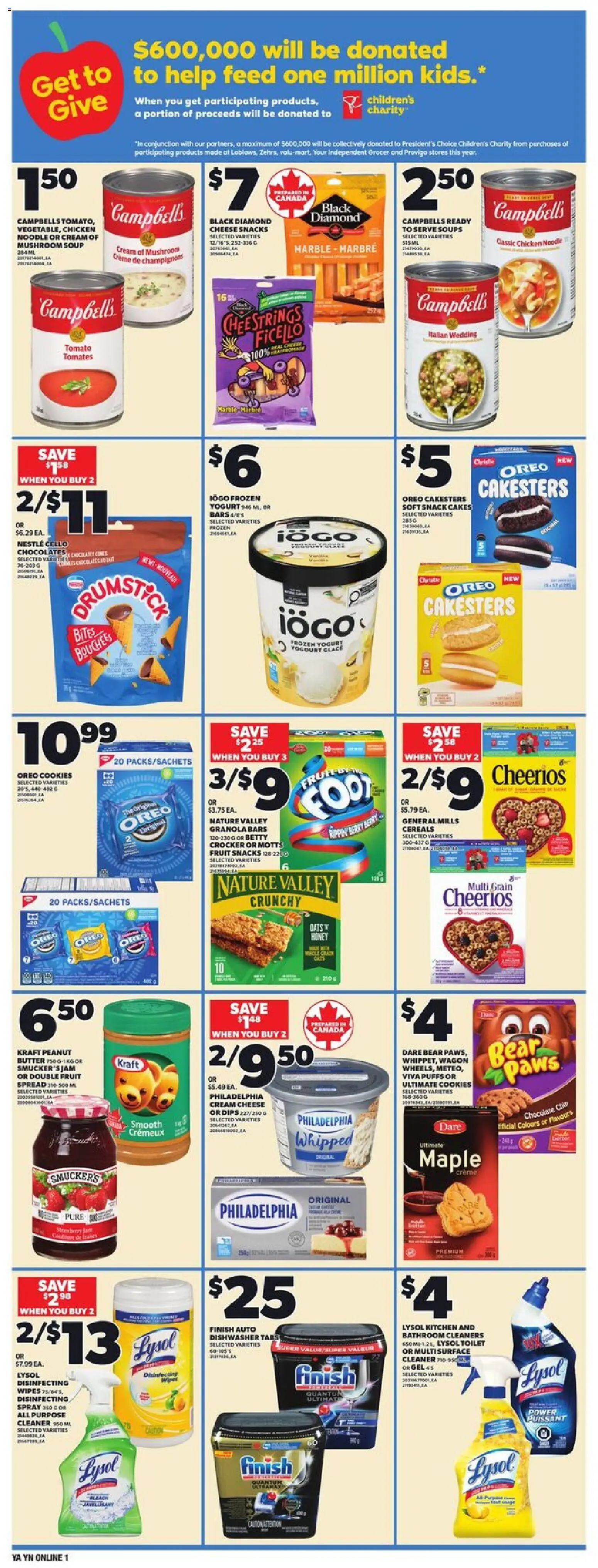 Independent Grocer flyer valid from 23.10.2025 | Page: 8 | Products: Cereals, Cream, Chocolate, Chicken