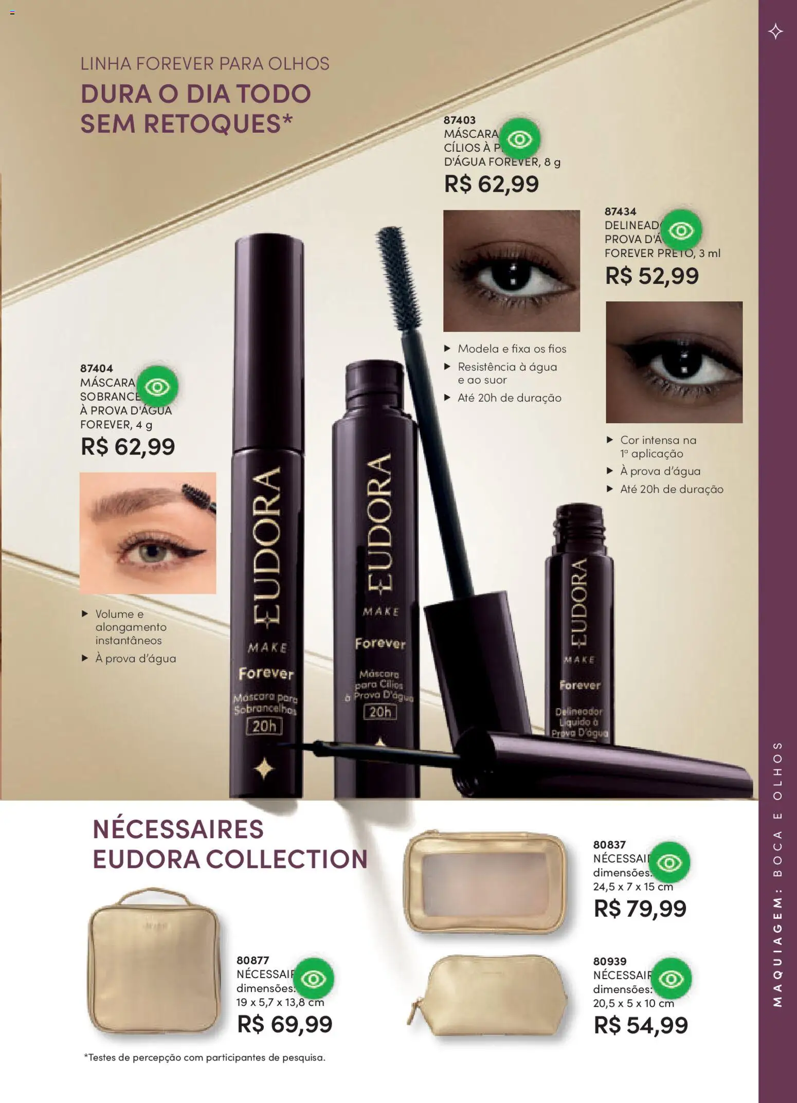 Eudora Folheto - válido de 08.01.2026 | Página: 100 | Produtos: Maquiagem