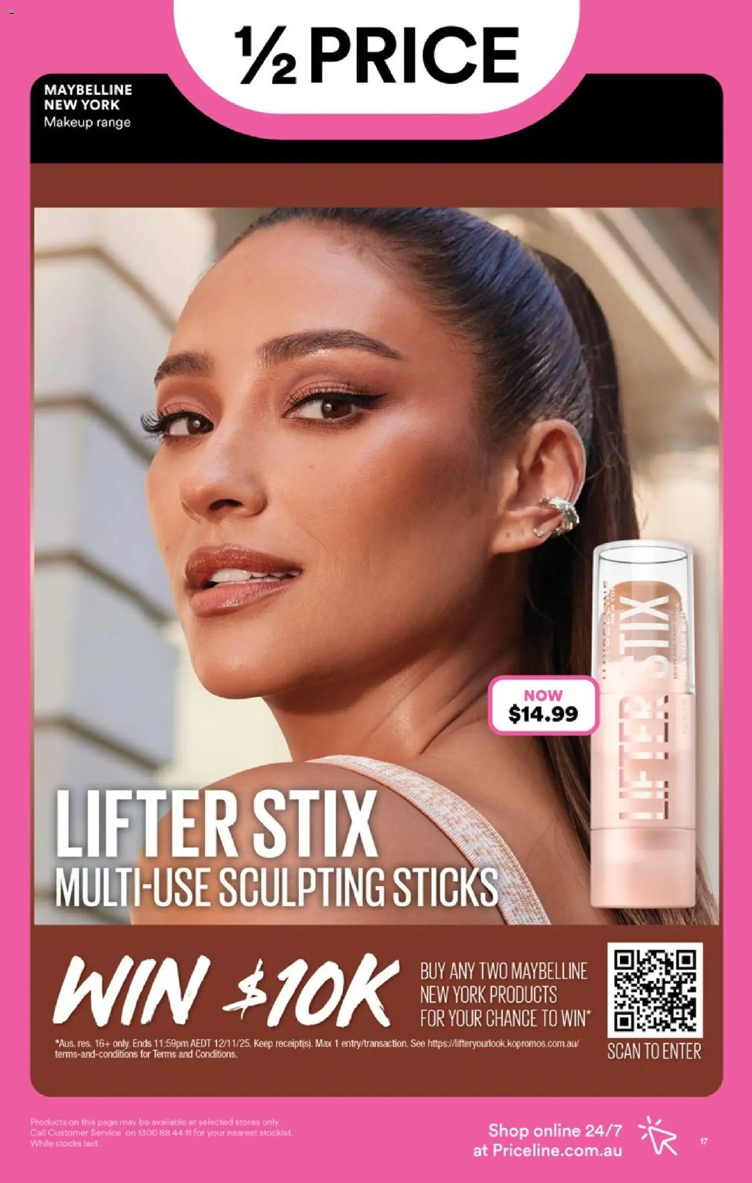 Priceline Pharmacy catalogue - valid from 30.10.2025 | Page: 17 | Products: Makeup, Sculpting