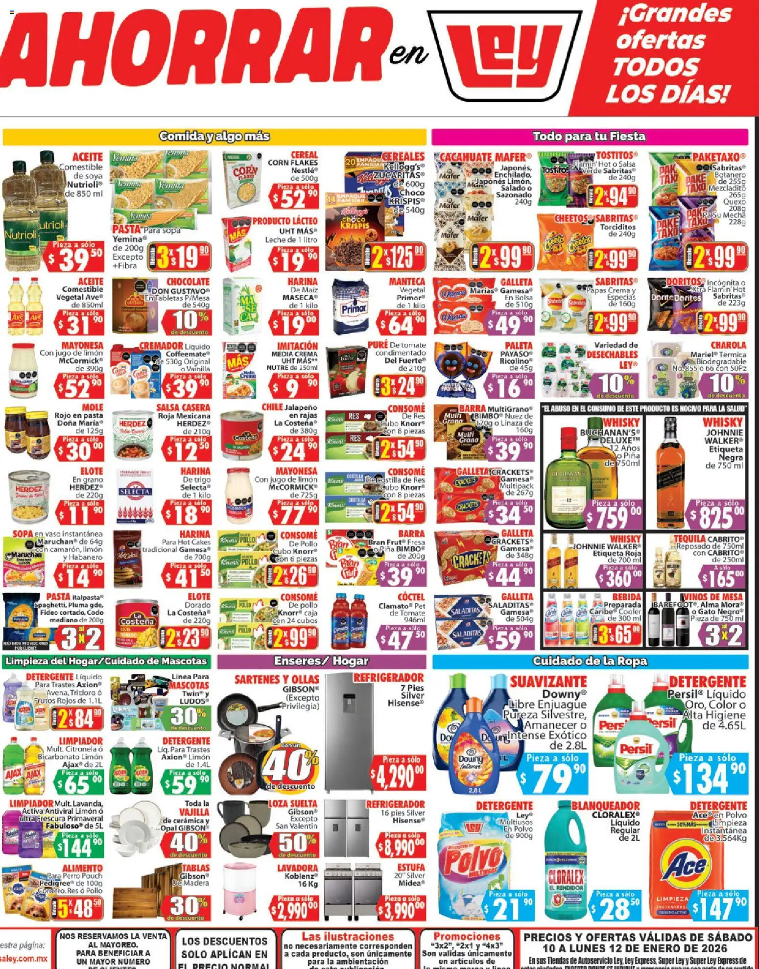 Nuevas ofertas de Casa Ley válidas en toda la República Mexicana desde el 10.01.2026. ¡Encuentra las mejores ofertas en Casa Ley folleto Autoservicio! | Página: 3 | Productos: Aguacate, Caja, Zanahoria, Polvo