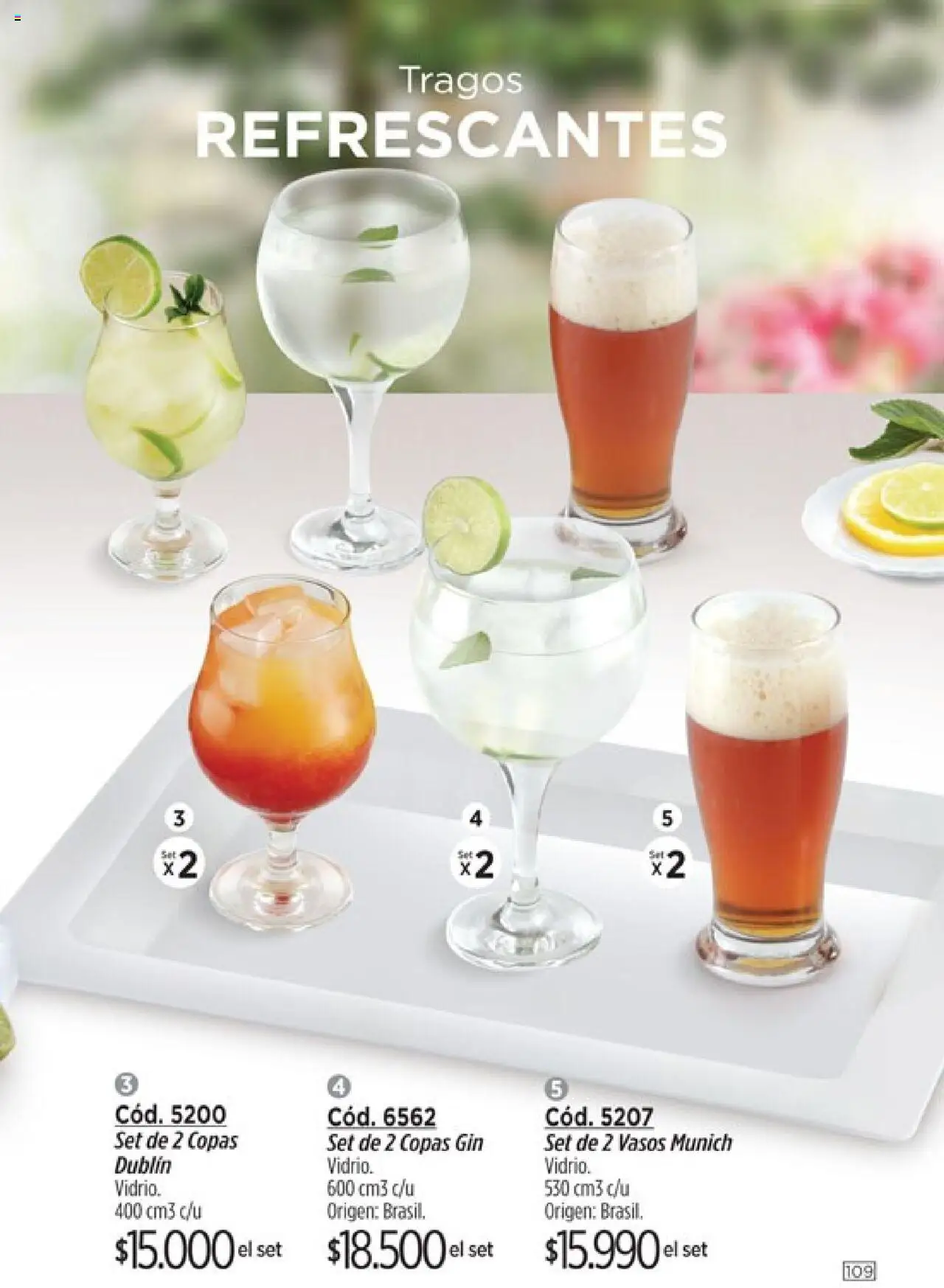 Catálogo Amodil Campaña 16 │ válido desde el 01.10.2025 | Página: 109 | Productos: Gin, Vasos