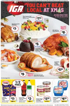 Preview of IGA Catalogue SA - valid from 17.12.2025