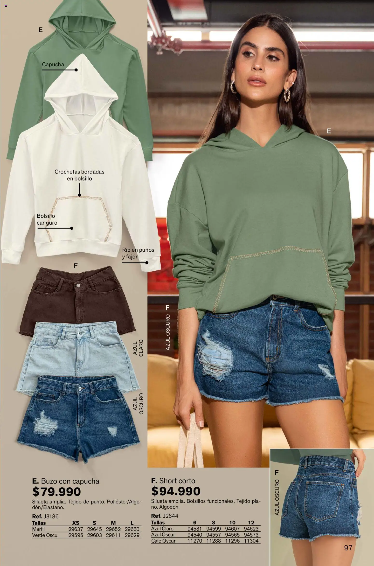 Leonisa revista - valida desde el 13.11.2025 | Página: 97 | Productos: Short, Buzo, Café