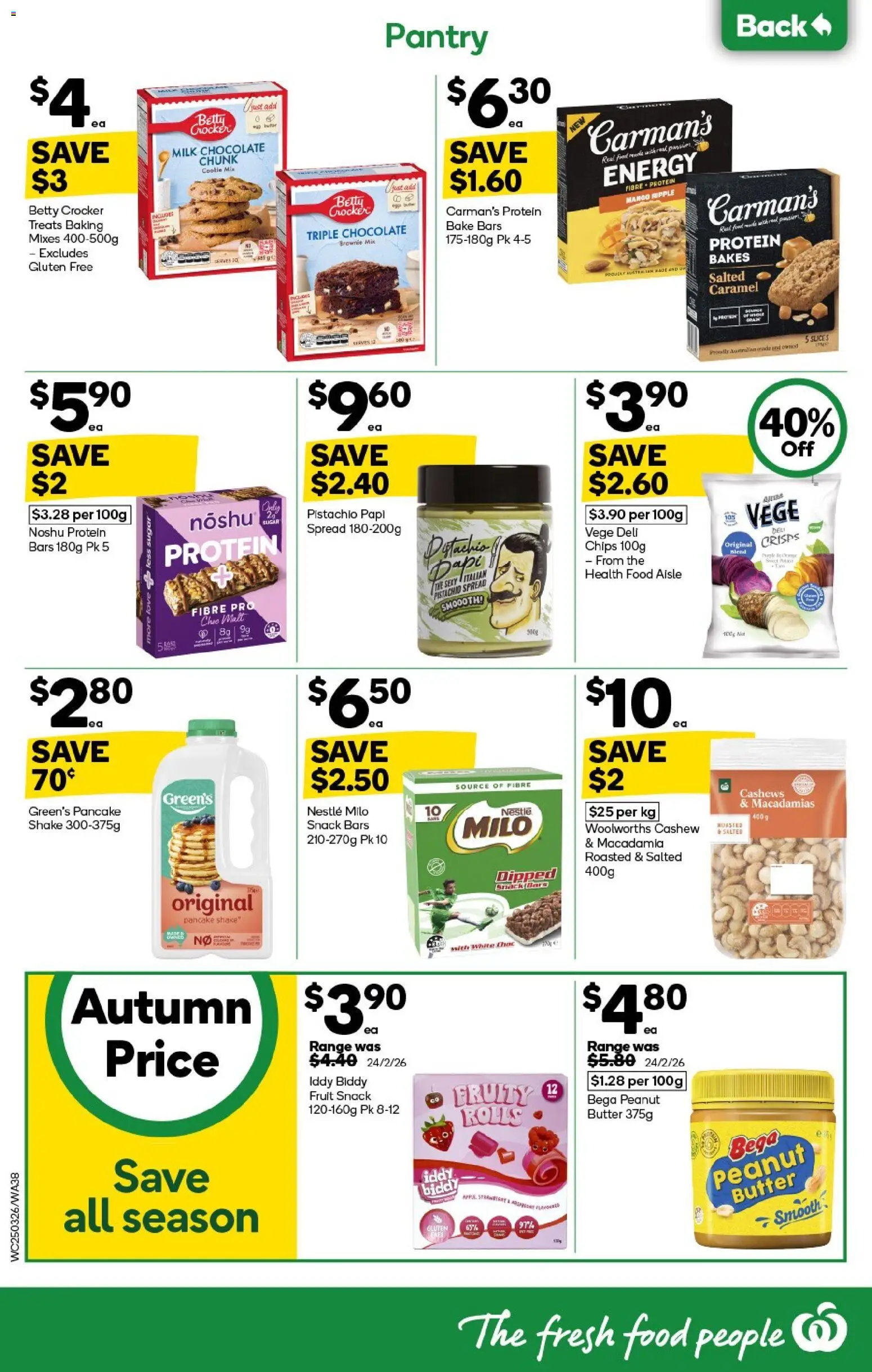 Woolworths catalogue - valid from 25.03.2026 | Page: 38 | Products: Milk, Chocolate, Chips, Mango