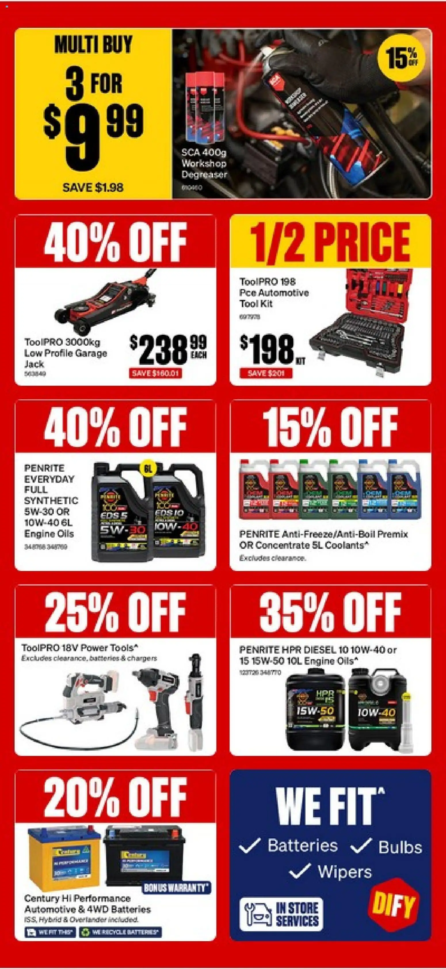 Supercheap Auto catalogue - valid from 08.04.2026 | Page: 2 | Products: Batteries, Tools