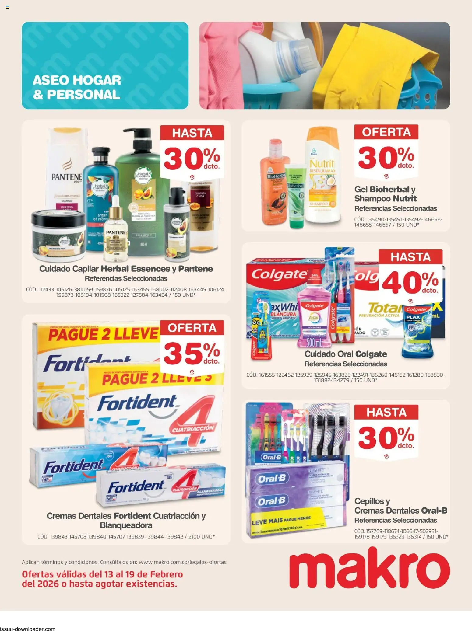 Makro revista - valida desde el 13.02.2026 | Página: 18 | Productos: Shampoo