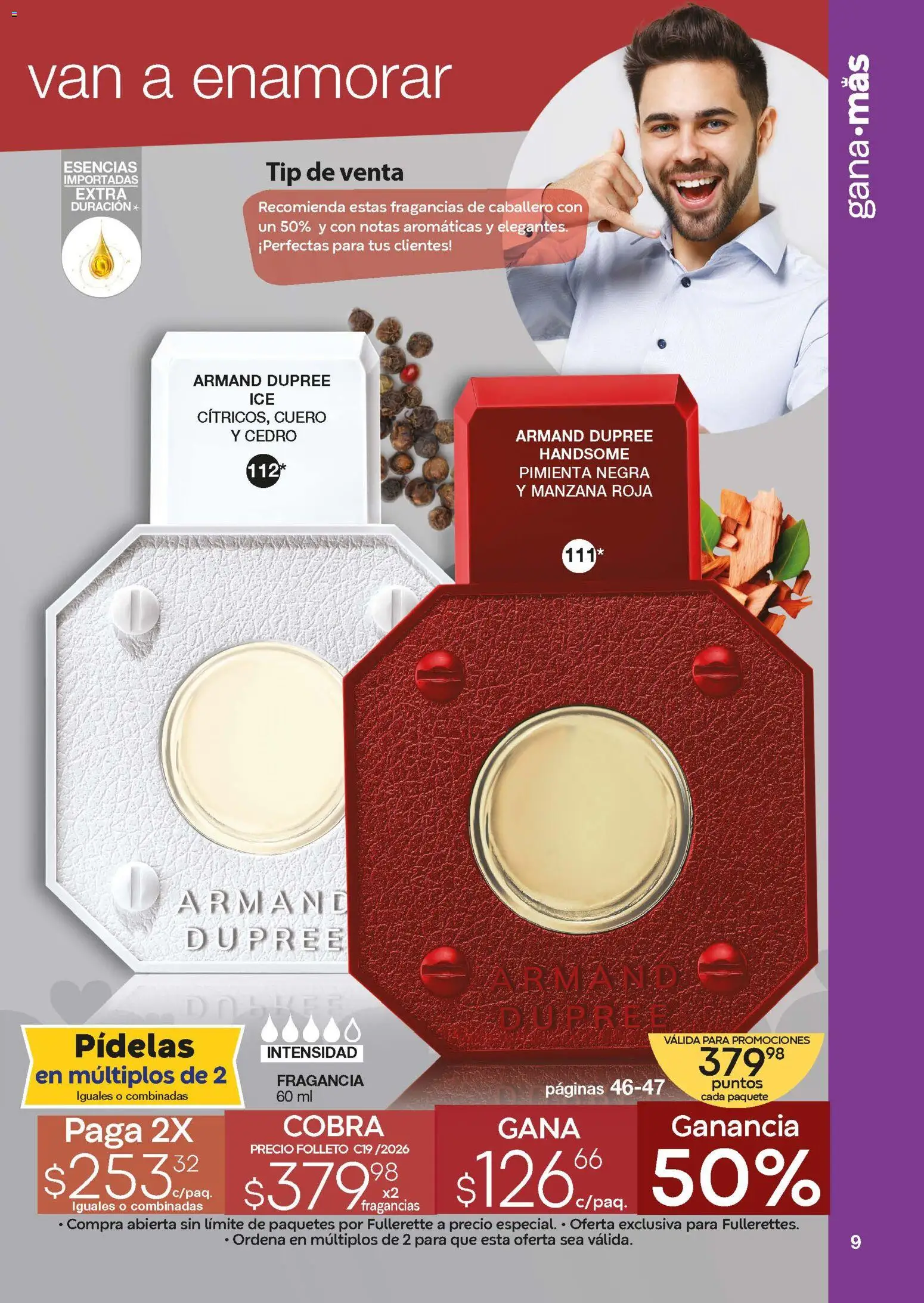 Nuevas ofertas de Fuller válidas en toda la República Mexicana desde el 24.12.2025. ¡Encuentra las mejores ofertas en Fuller Revista Gana Más C19! | Página: 9 | Productos: Pimienta, Manzana, Esencias, Fragancia