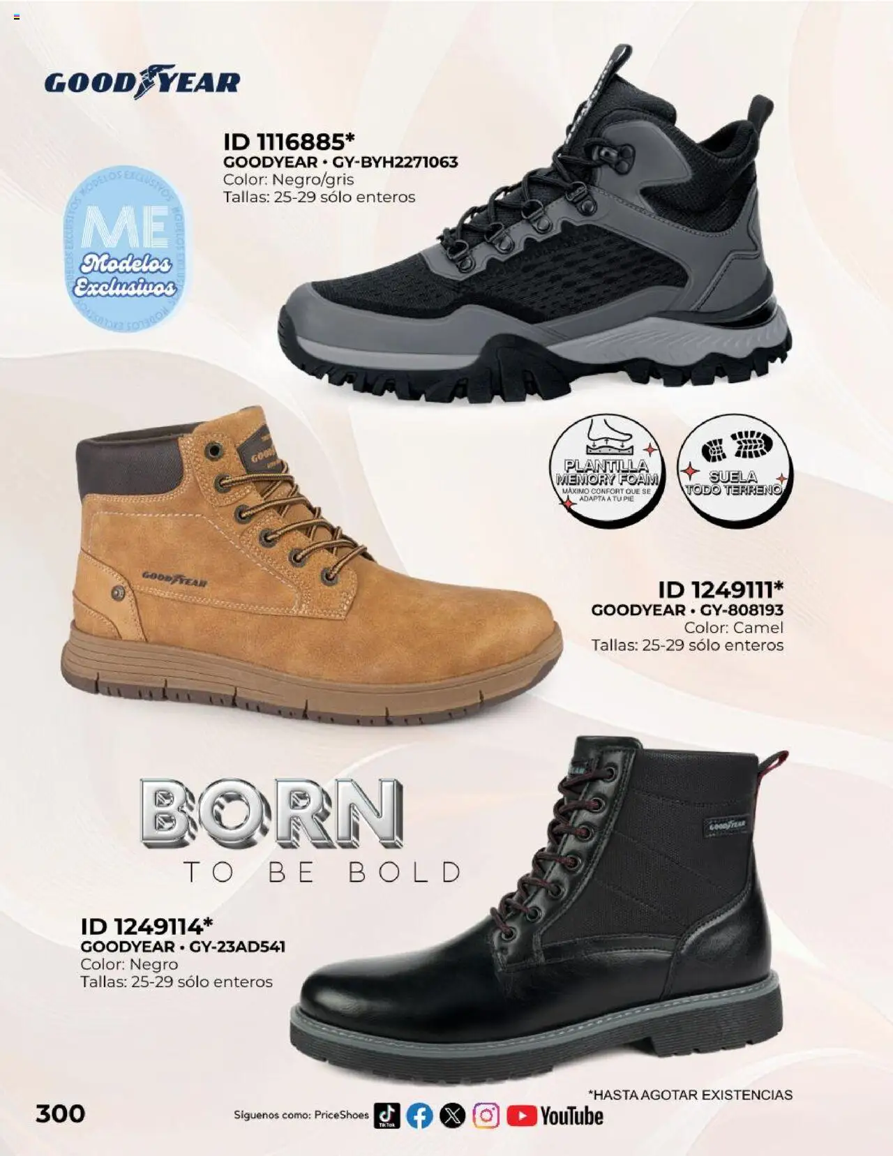 Nuevas ofertas de Price Shoes válidas en toda la República Mexicana desde el 19.10.2025. ¡Encuentra las mejores ofertas en Price Shoes catálogo Exclusivos 2025! | Página: 300