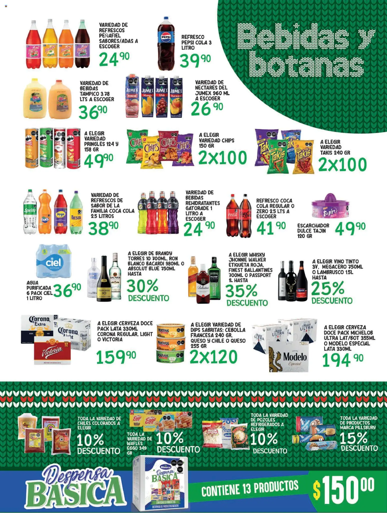 Nuevas ofertas de Alsuper válidas en toda la República Mexicana desde el 30.12.2025. ¡Encuentra las mejores ofertas en Alsuper folleto Durango! | Página: 3 | Productos: Cebolla, Refresco, Despensa, Whisky