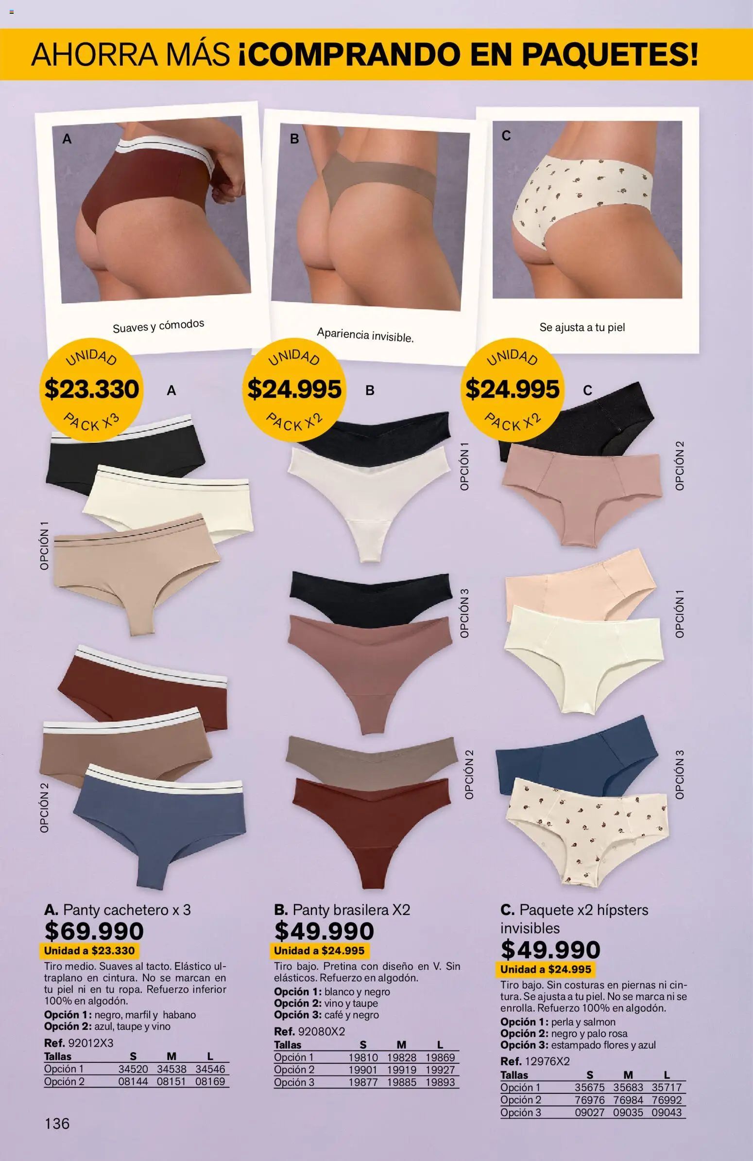 Leonisa revista - valida desde el 03.04.2026 | Página: 136 | Productos: Cachetero, Café, Vino