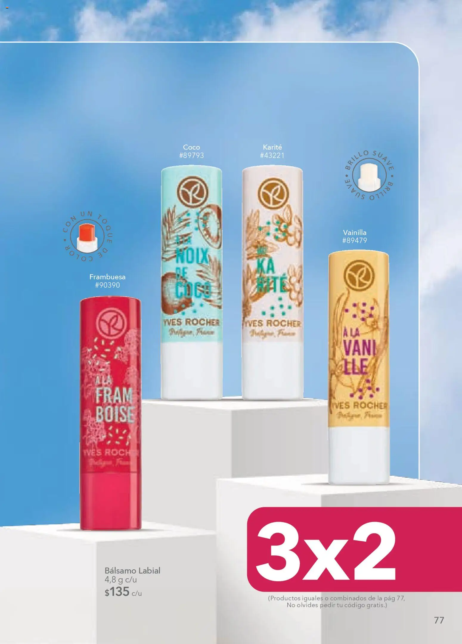 Nuevas ofertas de Yves Rocher válidas en toda la República Mexicana desde el 20.01.2026. ¡Encuentra las mejores ofertas en Yves Rocher campaña 2 2026! | Página: 82 | Productos: Brillo, Bálsamo