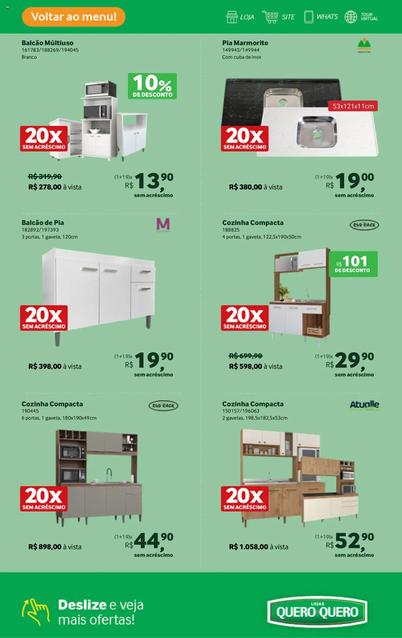 Lojas Quero-Quero Folheto - válido de 16.09.2025 | Página: 31 | Produtos: Rack, Cuba, Pia