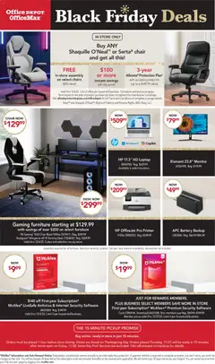 Preview of Office Depot weekly ads valid from 27.11.2025