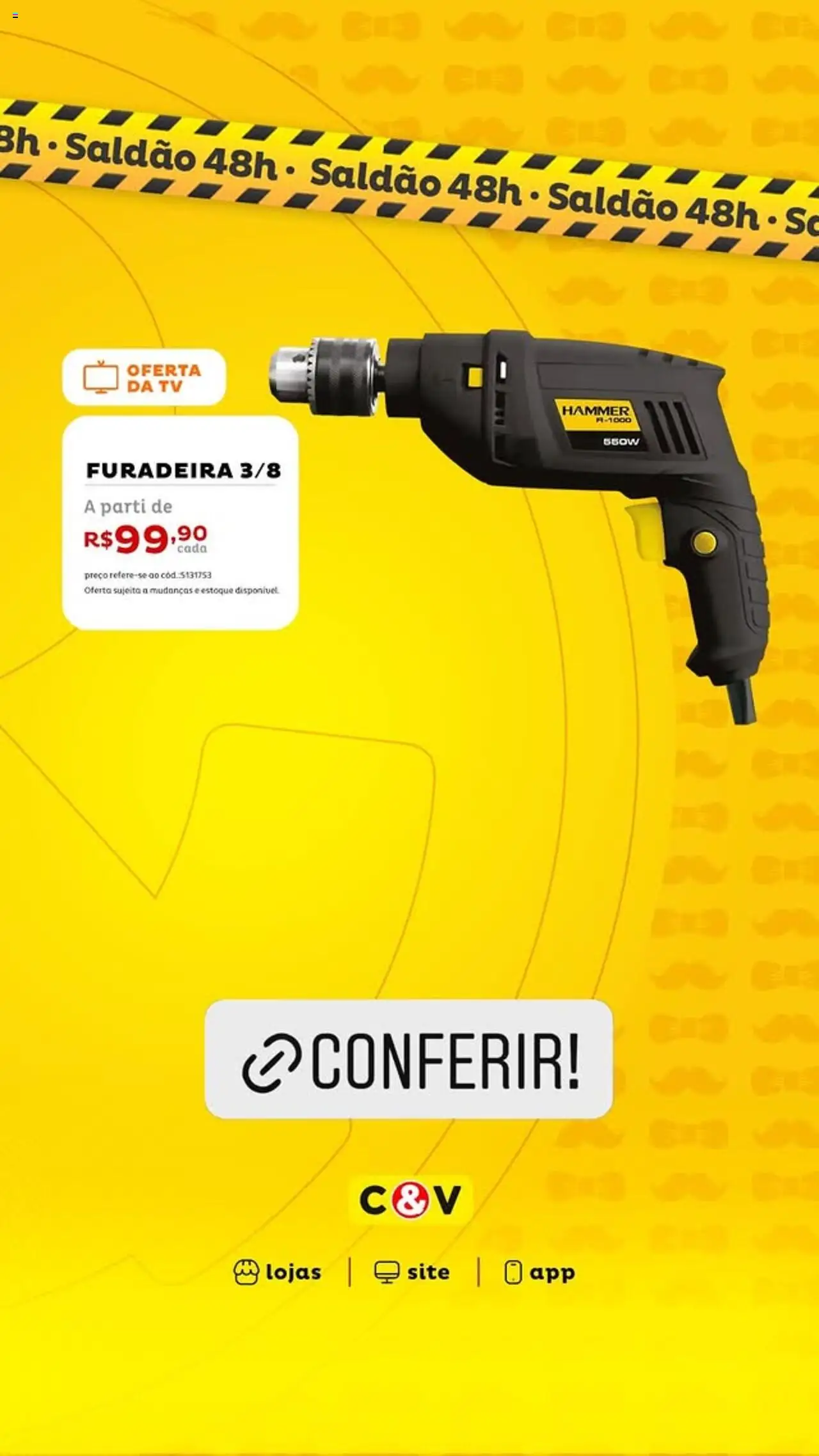 Casa e Video Folheto - válido de 04.08.2025 | Página: 4 | Produtos: Furadeira, Tv