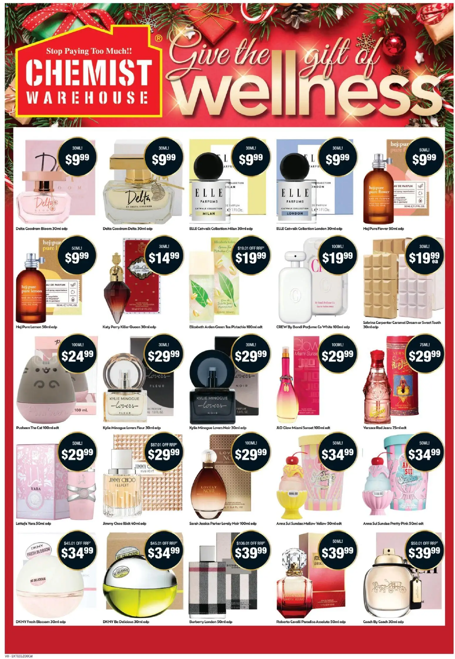 Chemist Warehouse catalogue - valid from 15.12.2025 | Page: 1 | Products: Perfume, Fragrance, Tea, Jeans