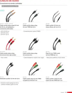 Vista previa de Steren catálogo, nuevo folleto de la tienda, válido en México a partir del 01.01.2026 | Página: 47 | Productos: Extensión, Audífonos, Cable, Conector