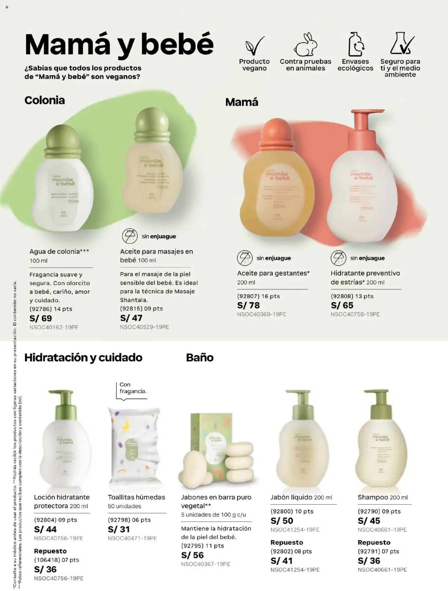 Catálogo Natura válido desde 31.03.2026 | Página: 148 | Productos: Jabón, Baño, Aceite, Fragancia