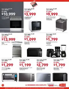Nuevas ofertas de City Club válidas en toda la República Mexicana desde el 01.09.2025. ¡Encuentra las mejores ofertas en City Club - Catálogo! | Página: 12 | Productos: Horno, Microondas, Lavavajillas, Campana