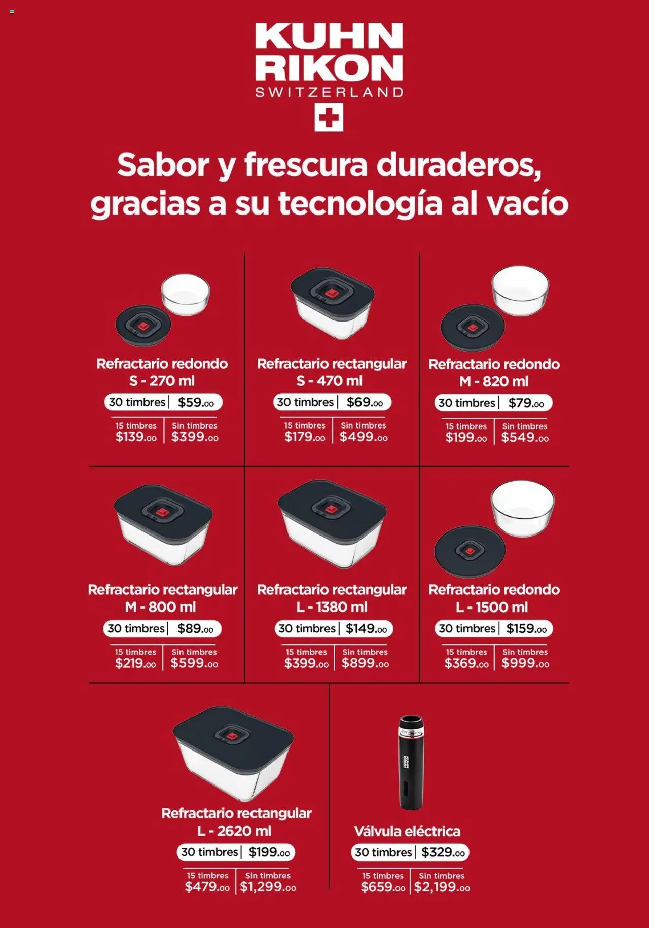 Nuevas ofertas de La Comer válidas en toda la República Mexicana desde el 17.08.2025. ¡Encuentra las mejores ofertas en La Comer - Folleto Kuhn Rikon ! | Página: 2 | Productos: Válvula