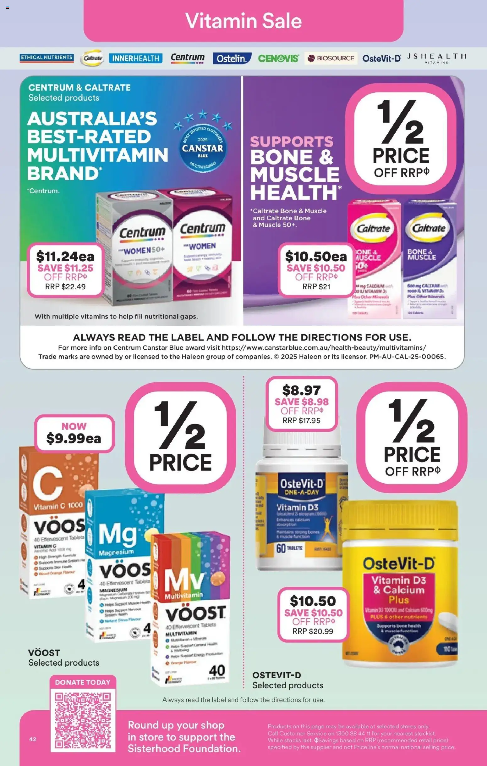 Priceline Pharmacy catalogue - valid from 11.12.2025 | Page: 42 | Products: Multivitamin, Nutrients, Tablets, Vitamin