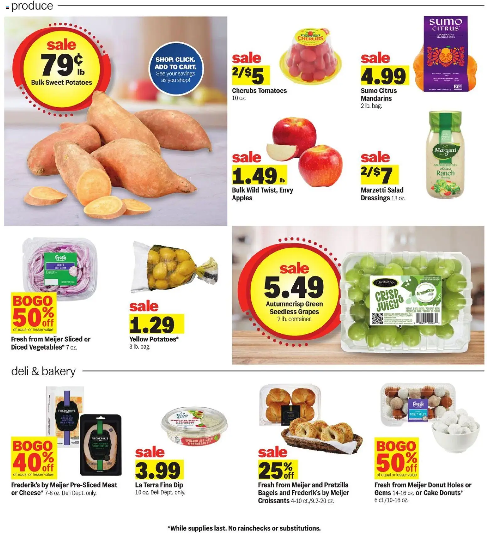 Meijer Weekly Ad - valid from 25.02.2026 | Page: 13 | Products: Cheese, Apples, Tomatoes, Onion