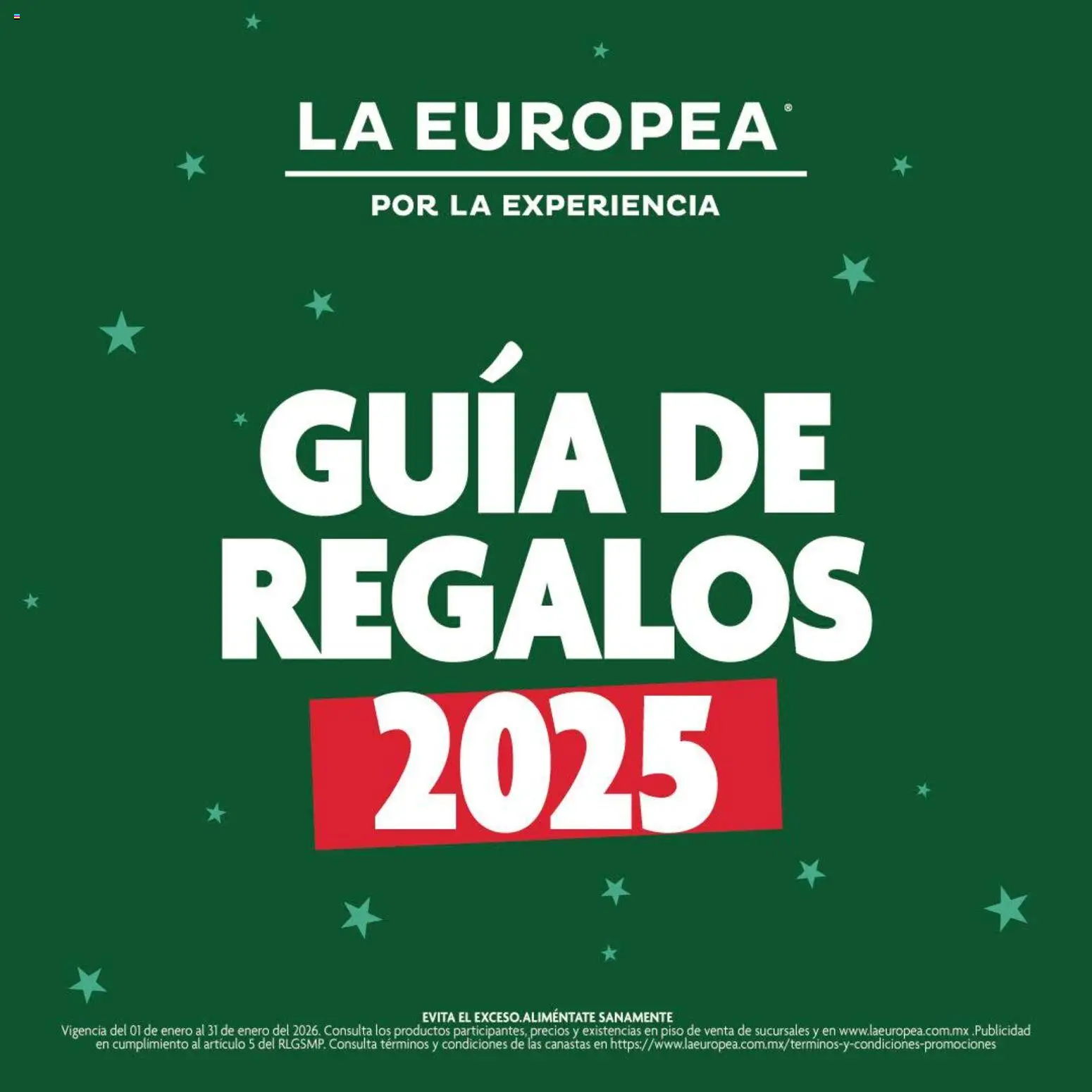 Nuevas ofertas de La Europea válidas en toda la República Mexicana desde el 01.01.2026. ¡Encuentra las mejores ofertas en La Europea catálogo Guía de regalos! | Página: 1