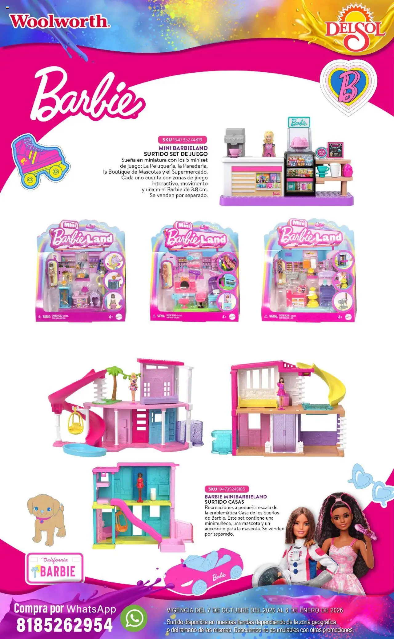 Nuevas ofertas de Del Sol y Woolworth válidas en toda la República Mexicana desde el 07.10.2025. ¡Encuentra las mejores ofertas en Del Sol y Woolworth - Catálogo Castillo Del Juguete! | Página: 37 | Productos: Juego