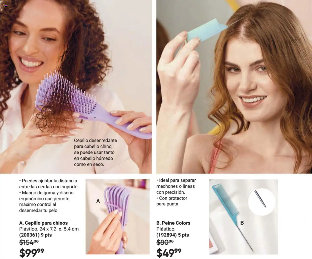 Nuevas ofertas de AVON válidas en toda la República Mexicana desde el 09.10.2025. ¡Encuentra las mejores ofertas en AVON - Casa & Estilo 16 2025! | Página: 131 | Productos: Cepillo, Mango, Peine