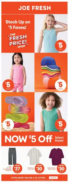 Preview of Real Canadian Superstore weekly flyer / circulaire from shop Real Canadian Superstore valid from 23.04.2026 | Page: 38 | Products: Cap, Cable, Shirt, Tank top