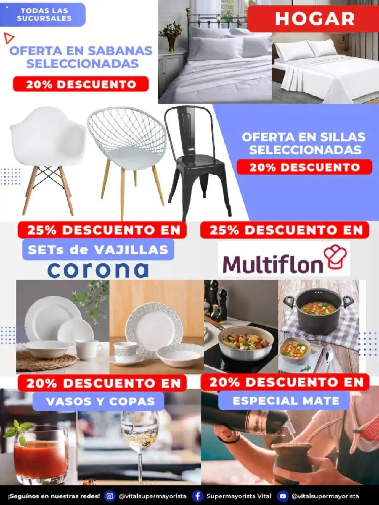Vital - Ofertas nonfood │ válido desde el 10.08.2025 | Página: 3 | Productos: Mate, Sabanas, Vasos