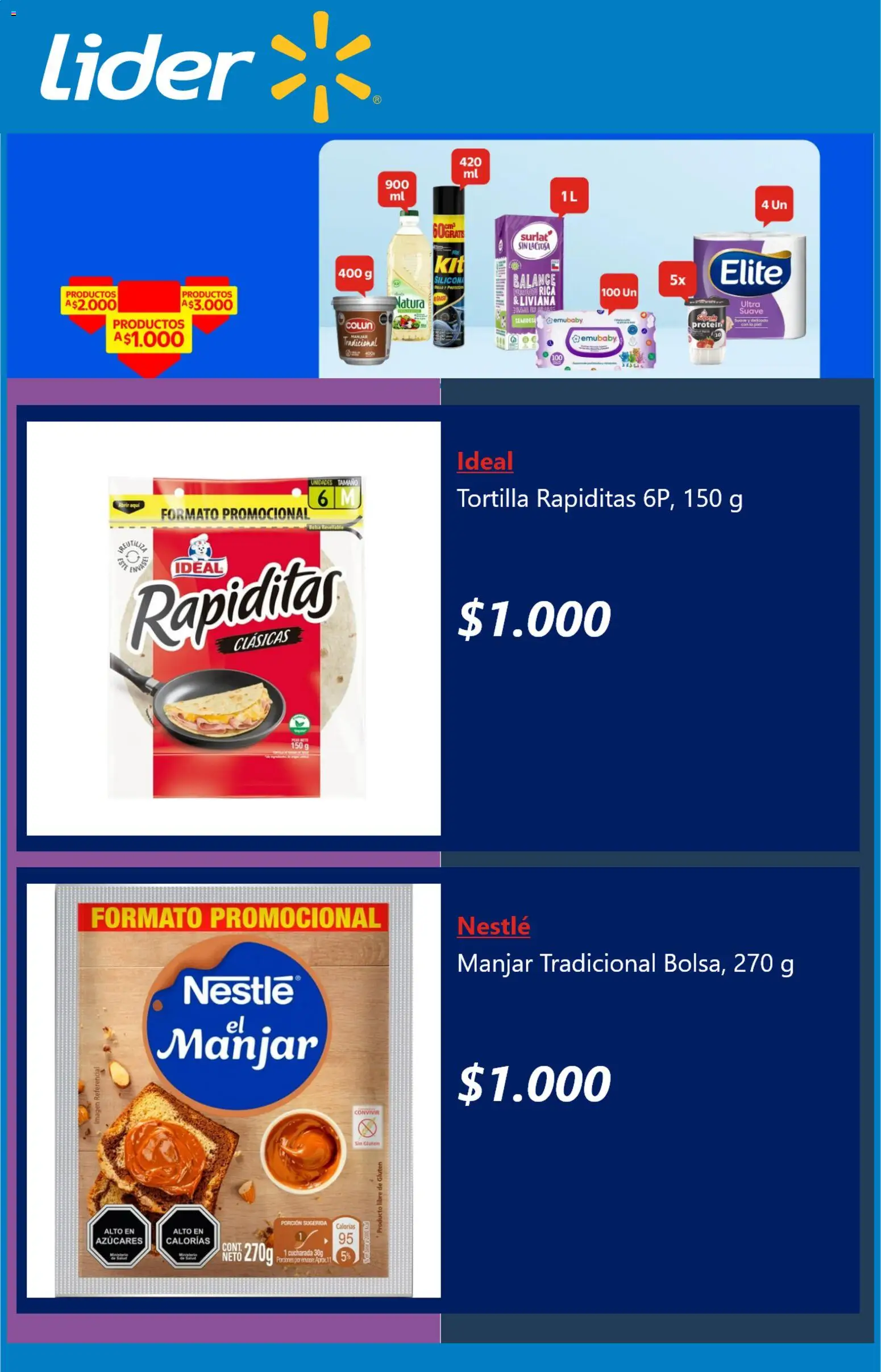 Lider ofertas  │ válido desde el 24.02.2026 | Página: 3 | Productos: Manjar