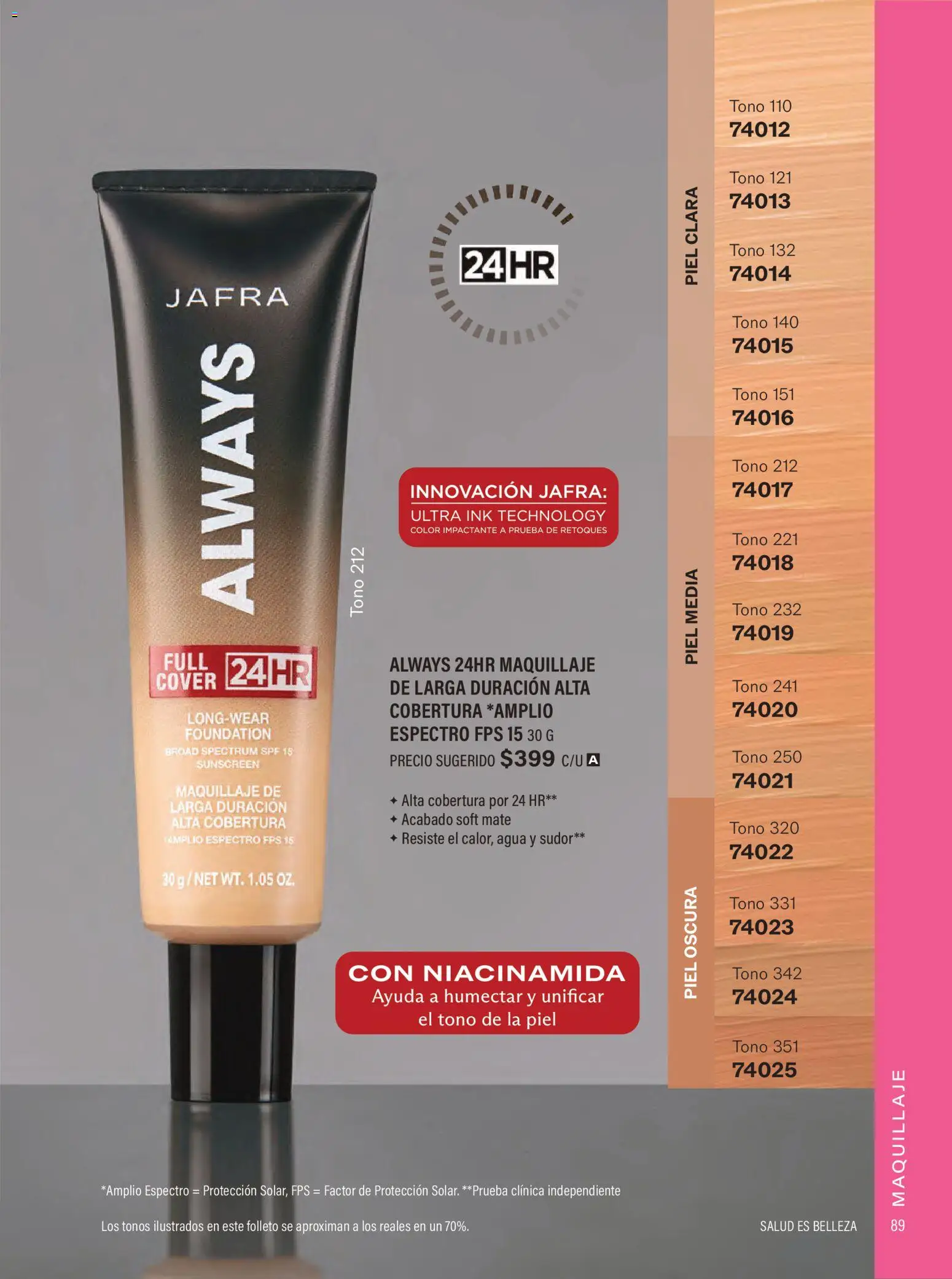 Nuevas ofertas de JAFRA válidas en toda la República Mexicana desde el 01.02.2026. ¡Encuentra las mejores ofertas en JAFRA catálogo Organizador de Ventas! | Página: 87 | Productos: Agua, Mate, Maquillaje