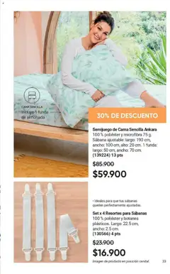 Avon revista - valida desde el 13.07.2025 | Página: 33 | Productos: Funda de almohada, Sabanas, Cama, Almohada