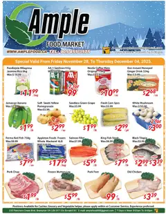 Preview of Ample Food Market - Weekly flyer Brampton from shop Ample Food Market valid from 28.11.2025