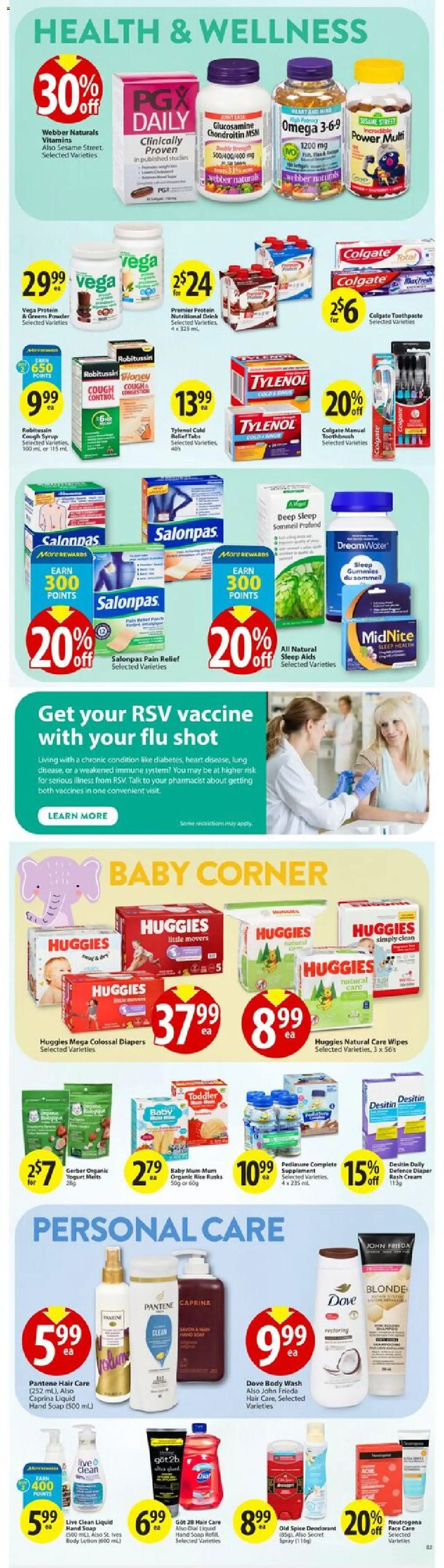 Save on foods flyer valid from 25.09.2025 | Page: 28 | Products: Rice, Powder, Soap, Deodorant
